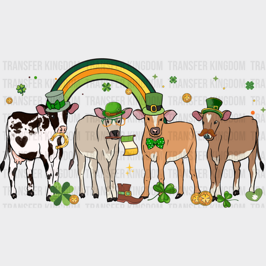 Cattle Rainbow Design - St. Patrick’s Day DTF Transfer
