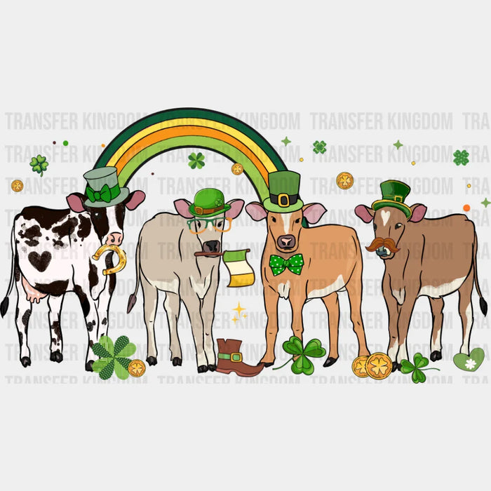 Cattle Rainbow Design - St. Patrick's Day DTF Transfer