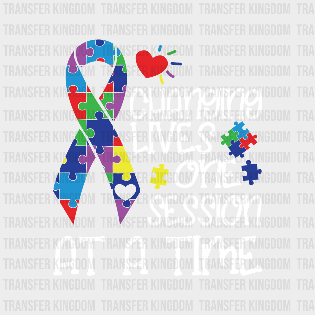 Changing Lives One Session At A Time Design - DTF heat transfer - Transfer Kingdom
