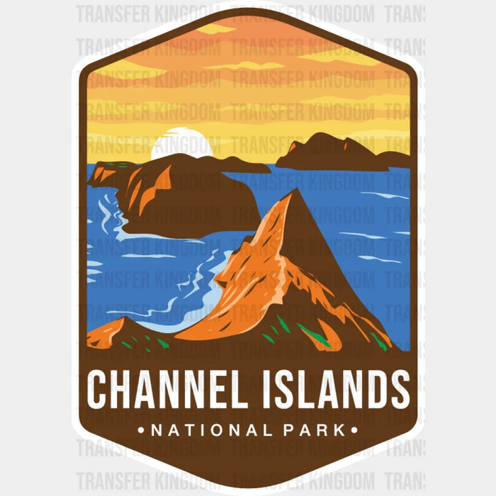 Channel Islands National Park Colorful Design - National Parks DTF Transfer