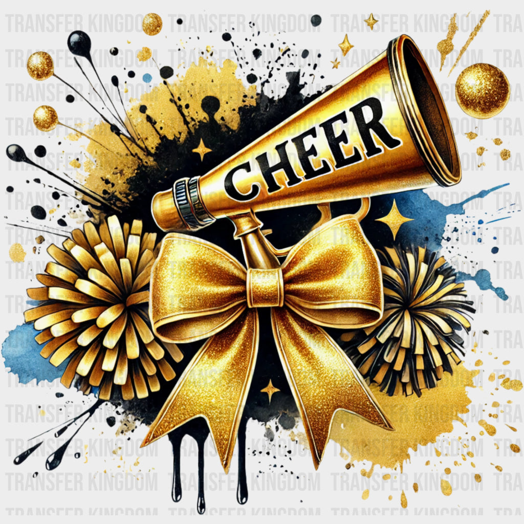 Cheer Black & Gold - Cheerleading DTF Transfers