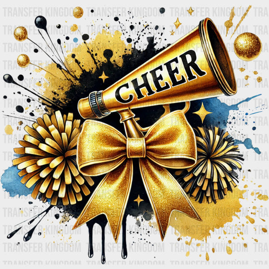 Cheer Black & Gold - Cheerleading DTF Transfers