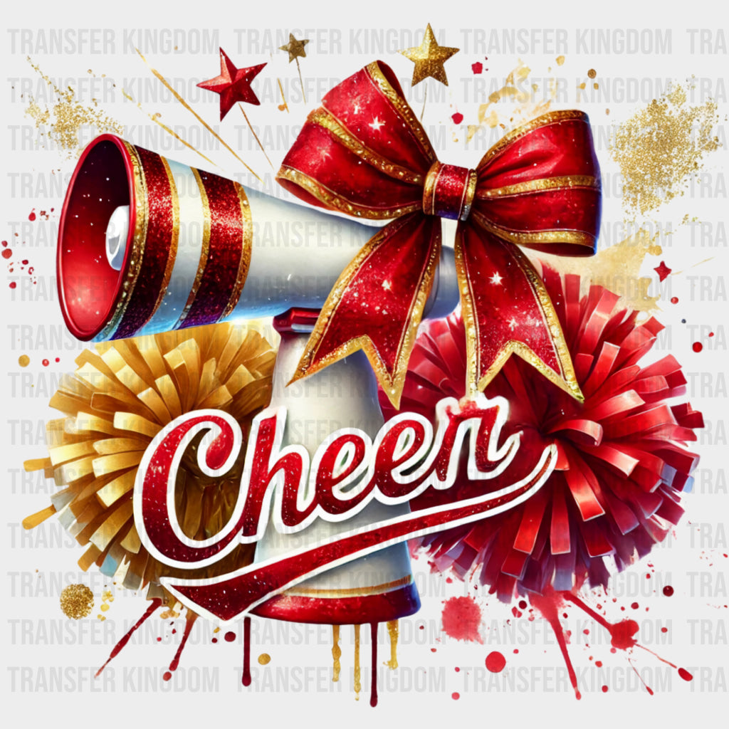 Cheer Red & Yellow - Cheerleading DTF Transfers