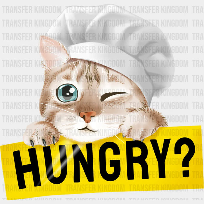 Chef Cat Hungry? - Cats DTF Transfer