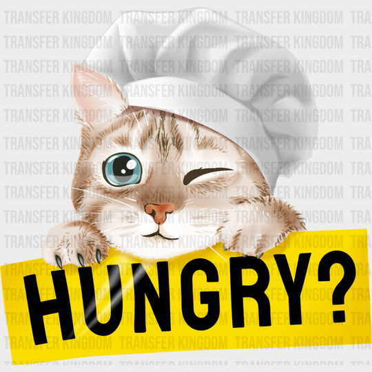 Chef Cat Hungry? - Cats DTF Transfer