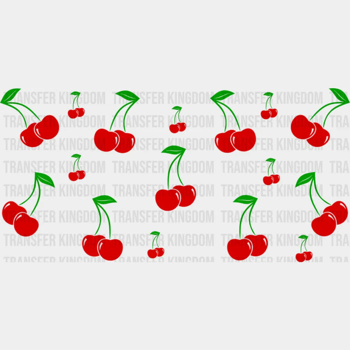 Cherries UV DTF Transfer Cup Wrap UV DTF Sticker