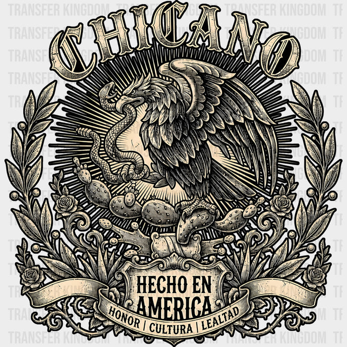 Chicano, Hecho en América - Hispanic Heritage Month DTF Transfers