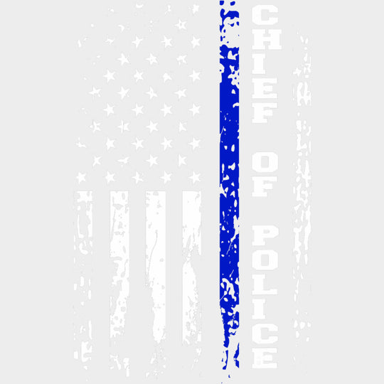 Chief Of Police - Police DTF Transfers transfer-kingdom Light Color Design (See Imaging)