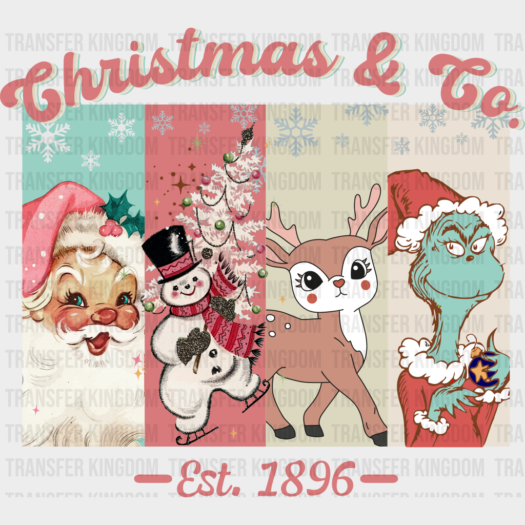 Christmas And Co. Christmas Design - Dtf Heat Transfer