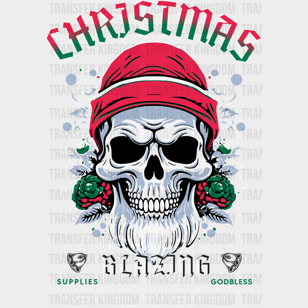Christmas Blazing - Christmas DTF Transfer
