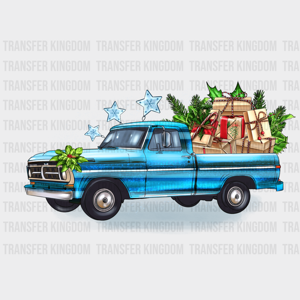 Christmas Car Christmas Design - Dtf Heat Transfer