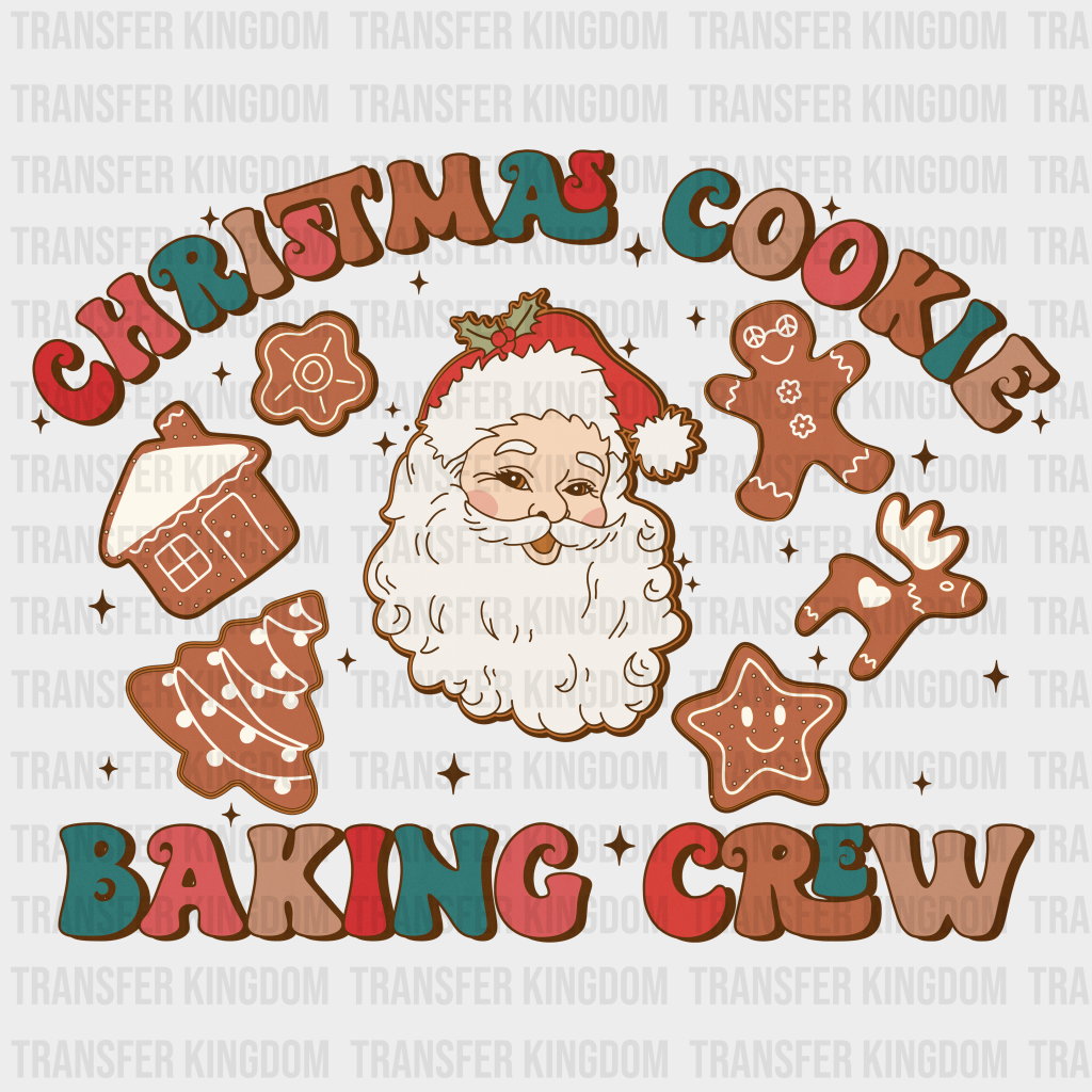 Christmas Cookie Christmas Design - Dtf Heat Transfer