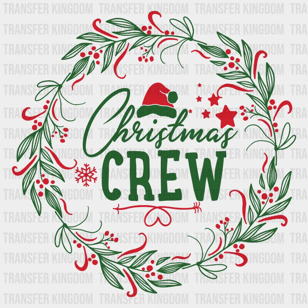 Christmas Crew Family Matching Design - Dtf Heat Transfer