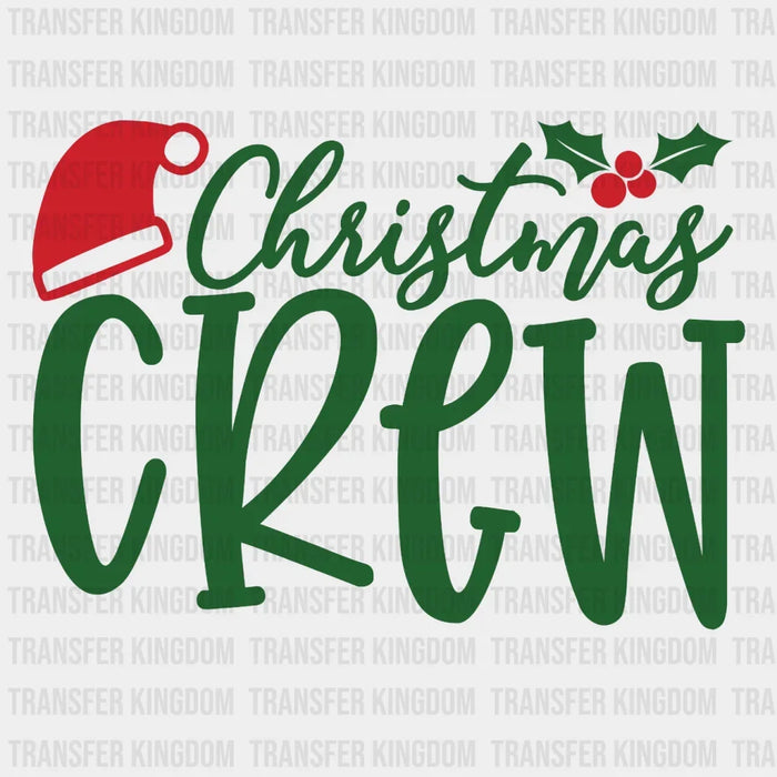 Christmas Crew Santas Hat, Family Matching Design - DTF heat transfer