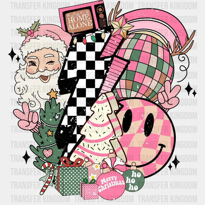 Christmas Doodle Santa Design - DTF heat transfer
