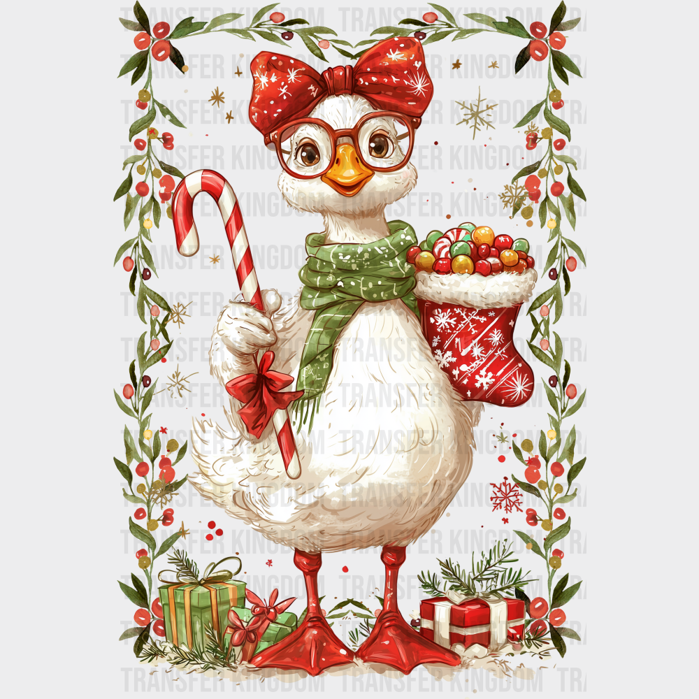 Christmas Goose - Christmas DTF Transfer