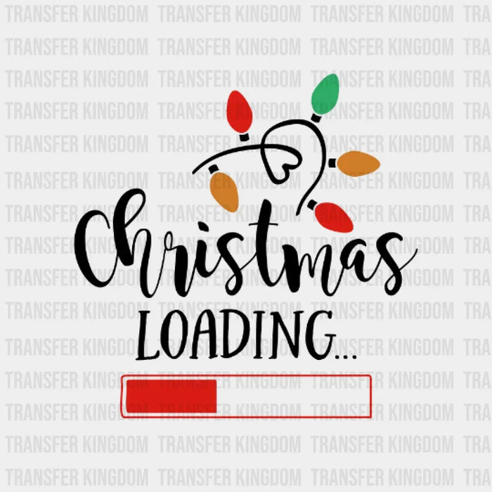 Christmas Loading Design - DTF heat transfer