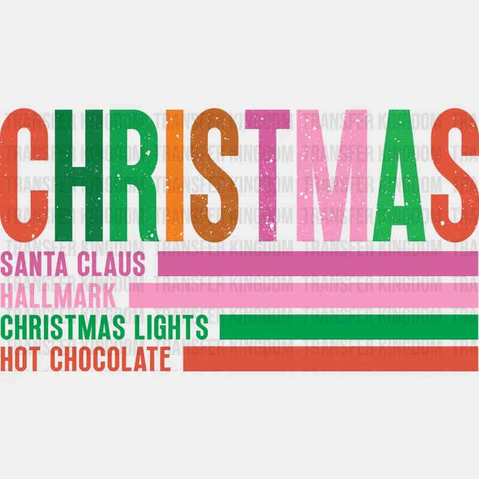 Christmas Santa Claus Hallmark - Christmas DTF Transfer