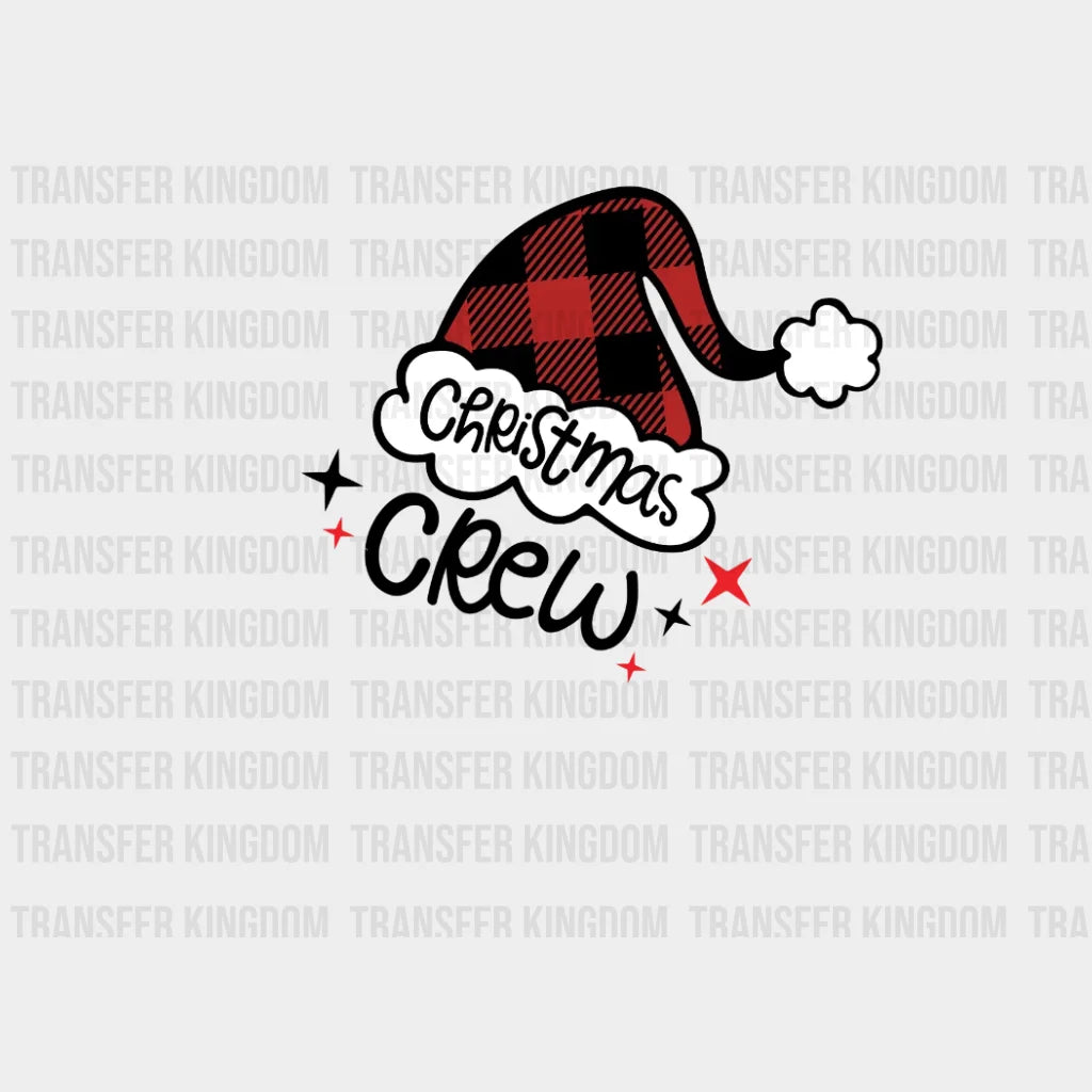 Christmas Santa Hat Crew Design - Dtf Heat Transfer