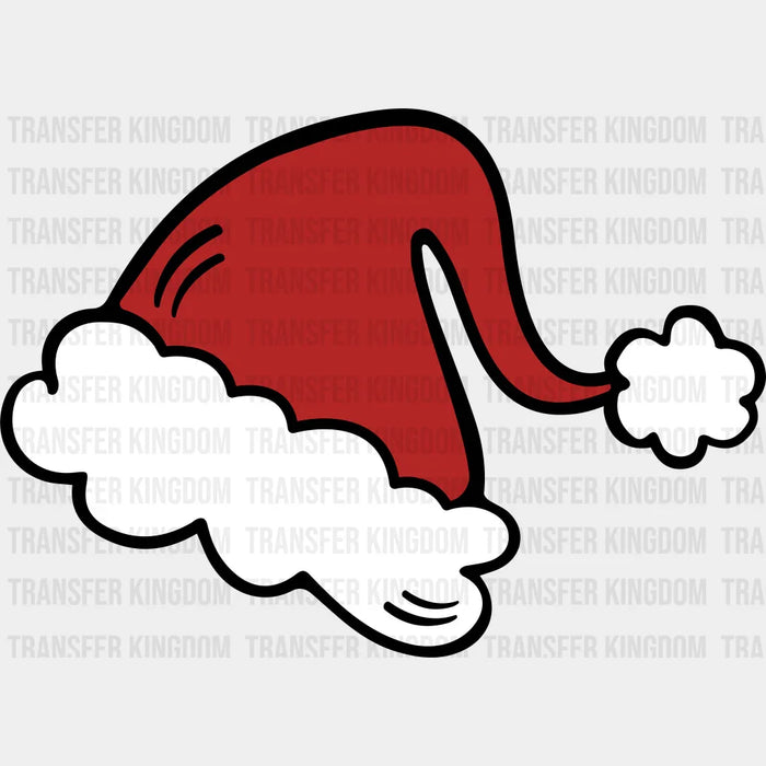 Christmas Santas Hat Design - DTF heat transfer