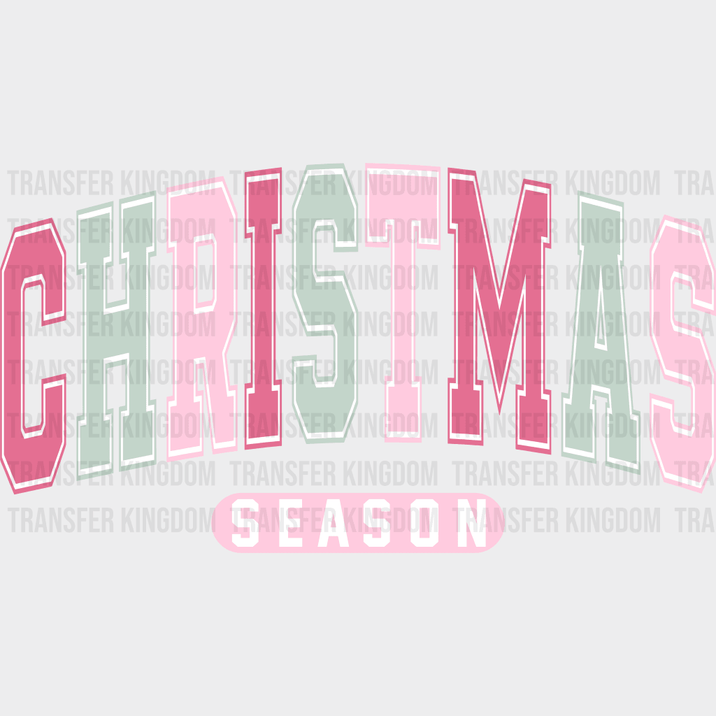 Christmas Season Christmas Design - Dtf Heat Transfer