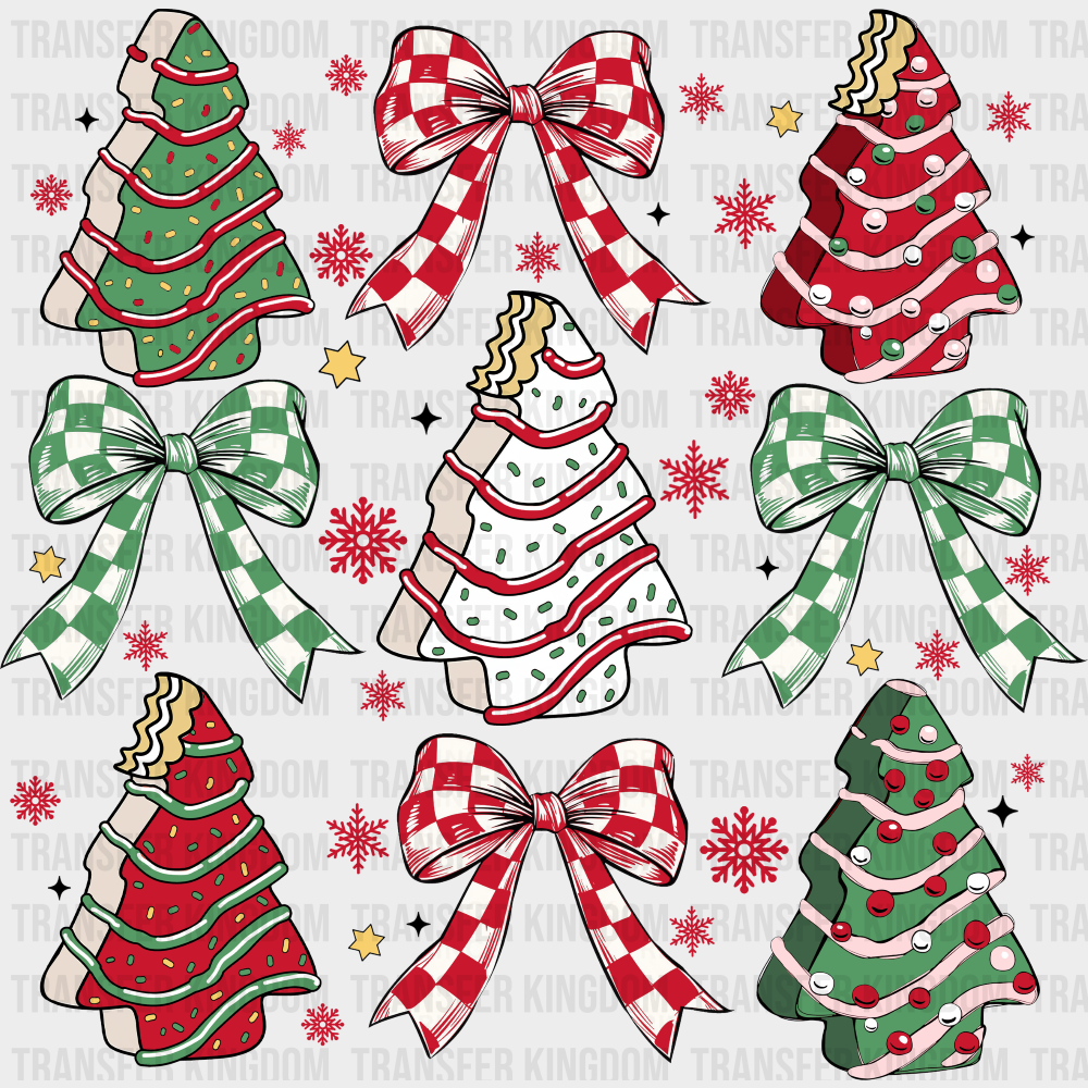 Christmas Tree Cookies Christmas DTF Transfer