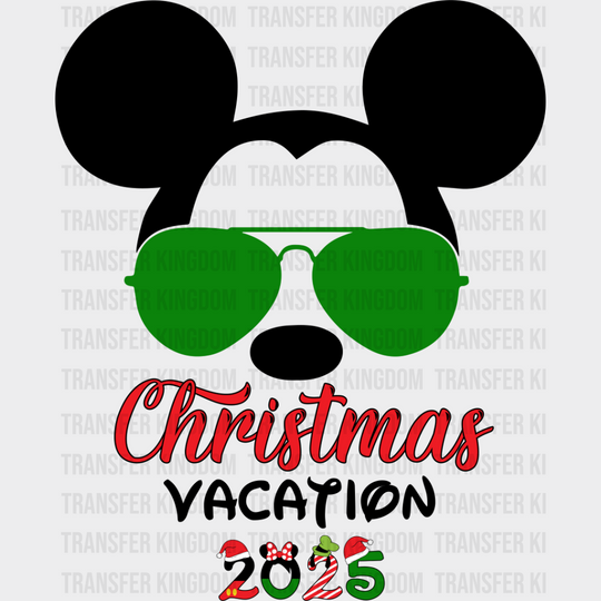 Christmas Vacation 2025 Mickey And Minnie - Disney Iron On Dtf Transfer Unisex S & M (10’’) /