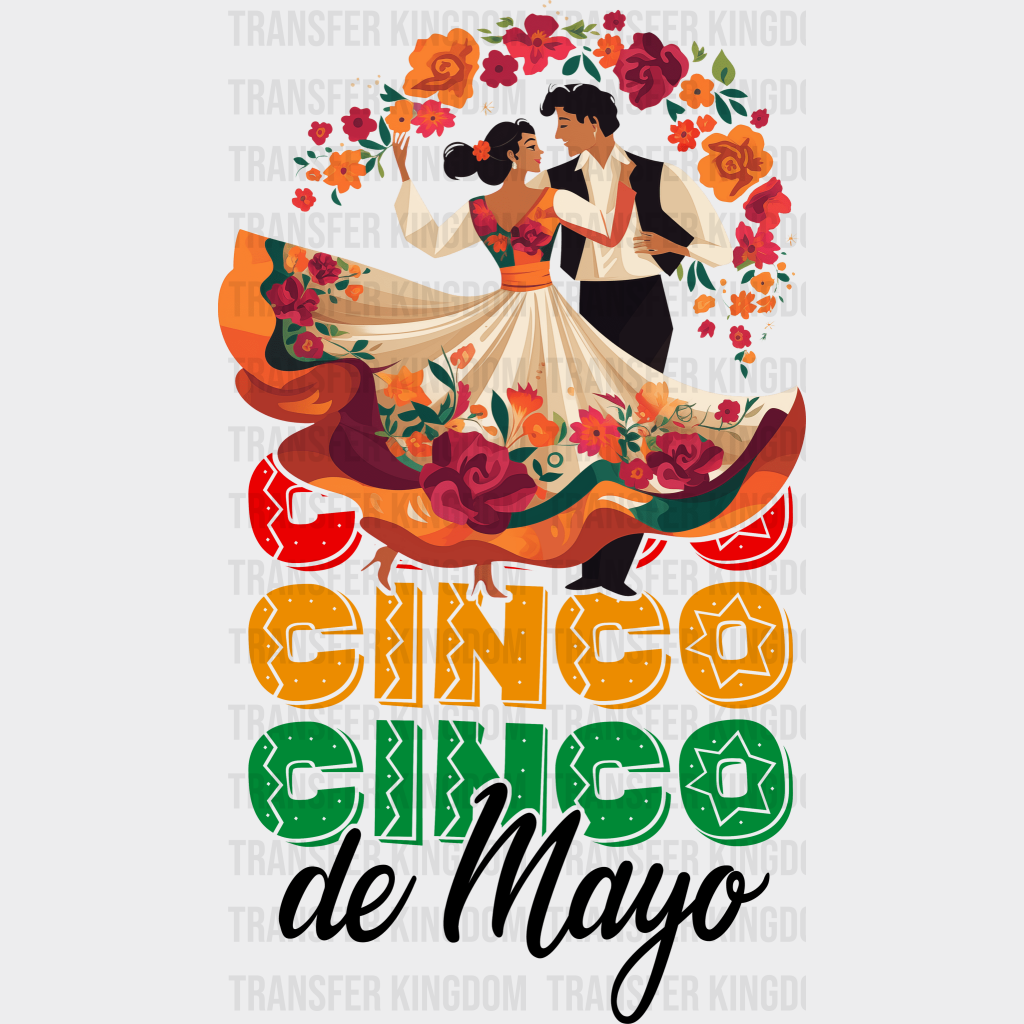 Cinco De Mayo - Cinco De Mayo DTF heat transfer - Transfer Kingdom