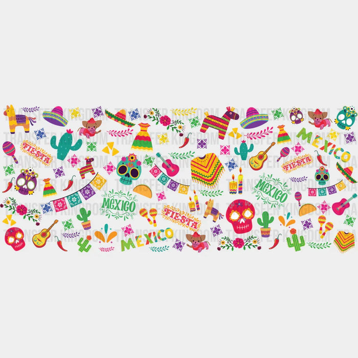 Cinco de Mayo Design - Cinco de Mayo Cup Wrap UV Sticker Permanent UV DTF Decal