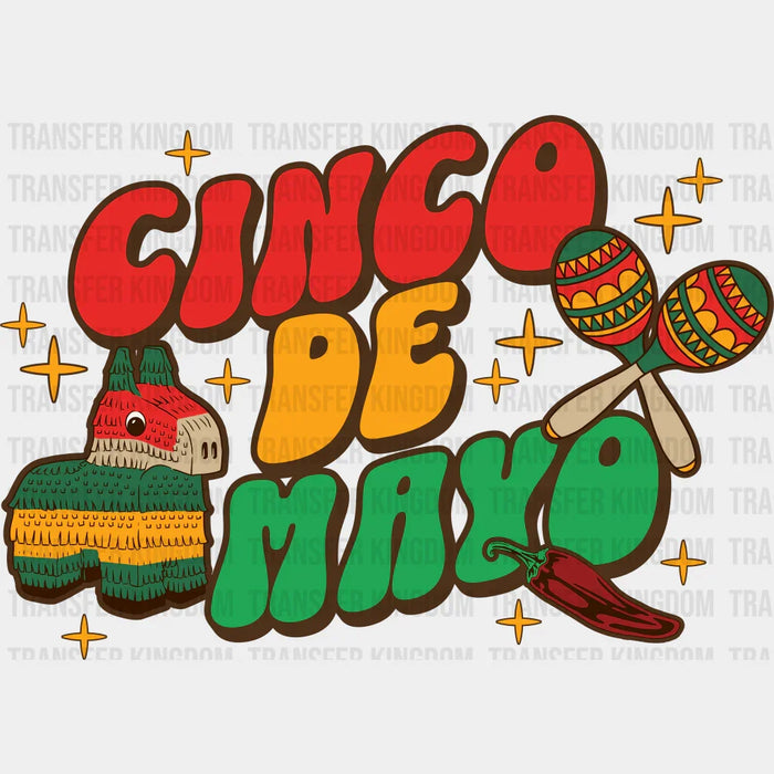 Cinco De Mayo Maracas - Cinco De Mayo DTF heat transfer