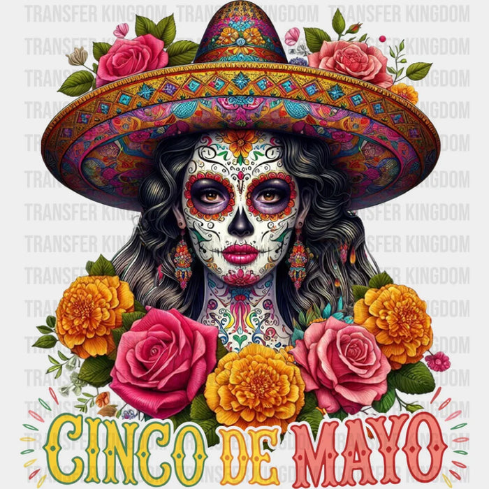 Cinco De Mayo Roses - Cinco De Mayo DTF Transfer