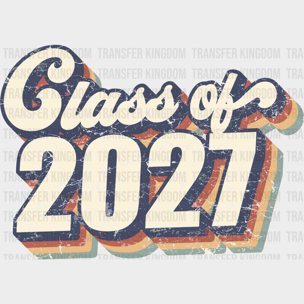 Class Of 2027 Retro Design - Senior DTF Transfers