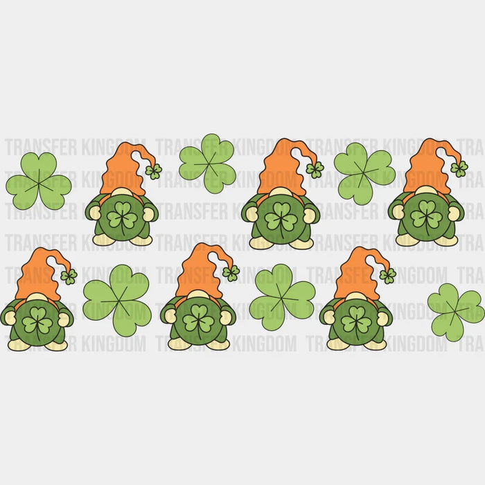 Clover Gnomes - St Patrick Cup Wrap UV Sticker Permanent UV DTF Decal