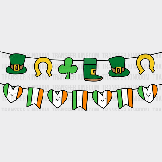 Clover Irish Flag - St Patrick Cup Wrap Uv Sticker Permanent Dtf Decal