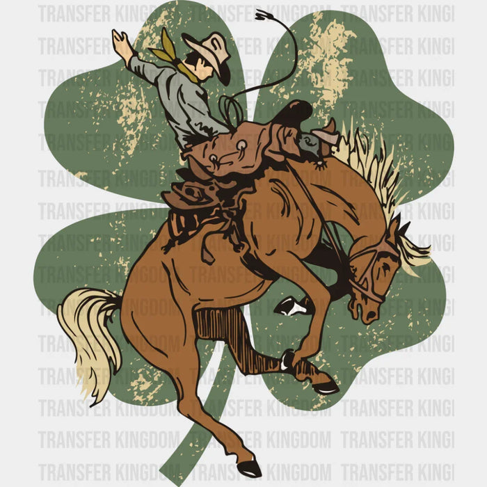Clover Rodeo Design - St. Patrick's Day DTF Transfer