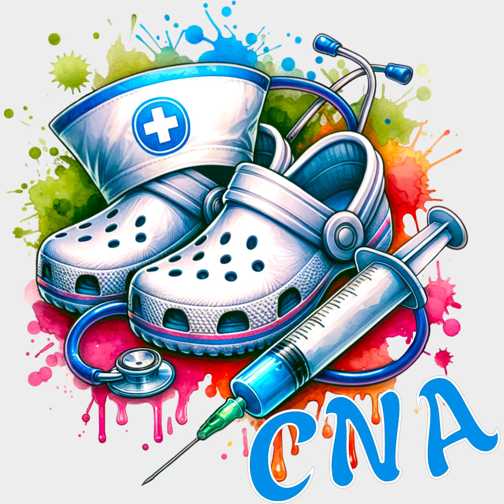 CNA Shoes - CNA DTF Transfers Adult Unisex - S & M (10’’) / Light Color Design (See Imaging)