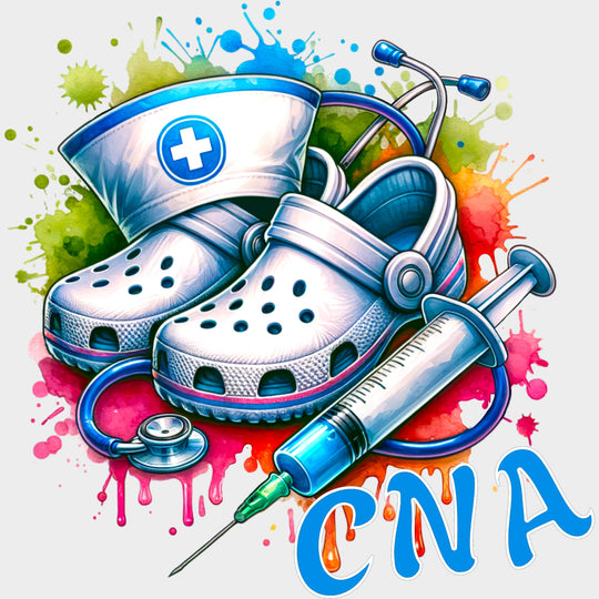 CNA Shoes - CNA DTF Transfers Adult Unisex - S & M (10’’) / Light Color Design (See Imaging)