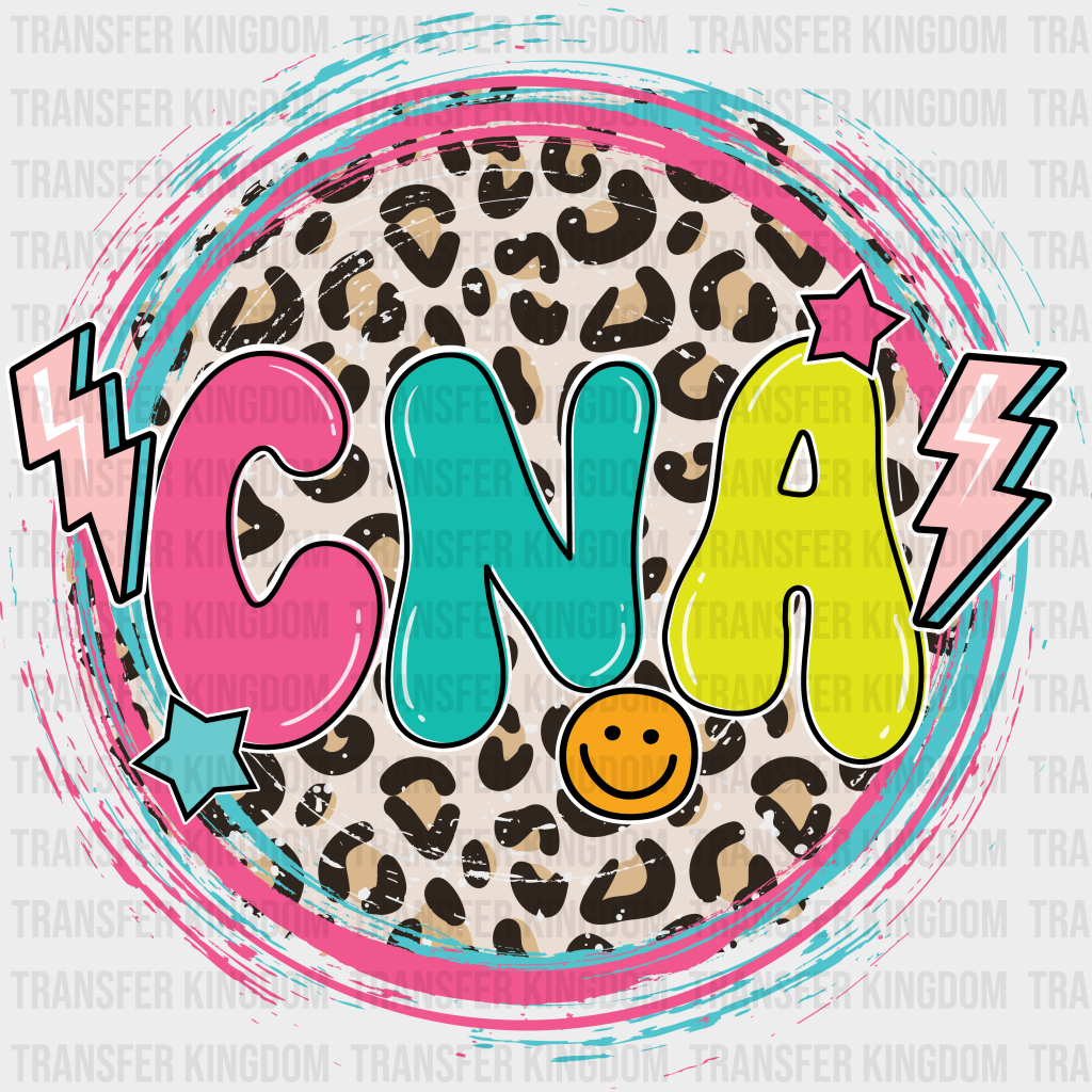 Cna Smile Face Design - Cna Dtf Heat Transfer