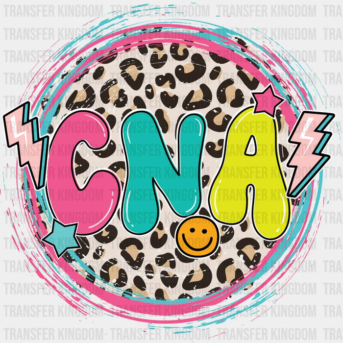 CNA Smile Face Design - Cna DTF heat transfer