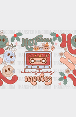 Cocoa And Movies - Christmas Cup Wrap Uv Sticker Permanent Dtf Decal