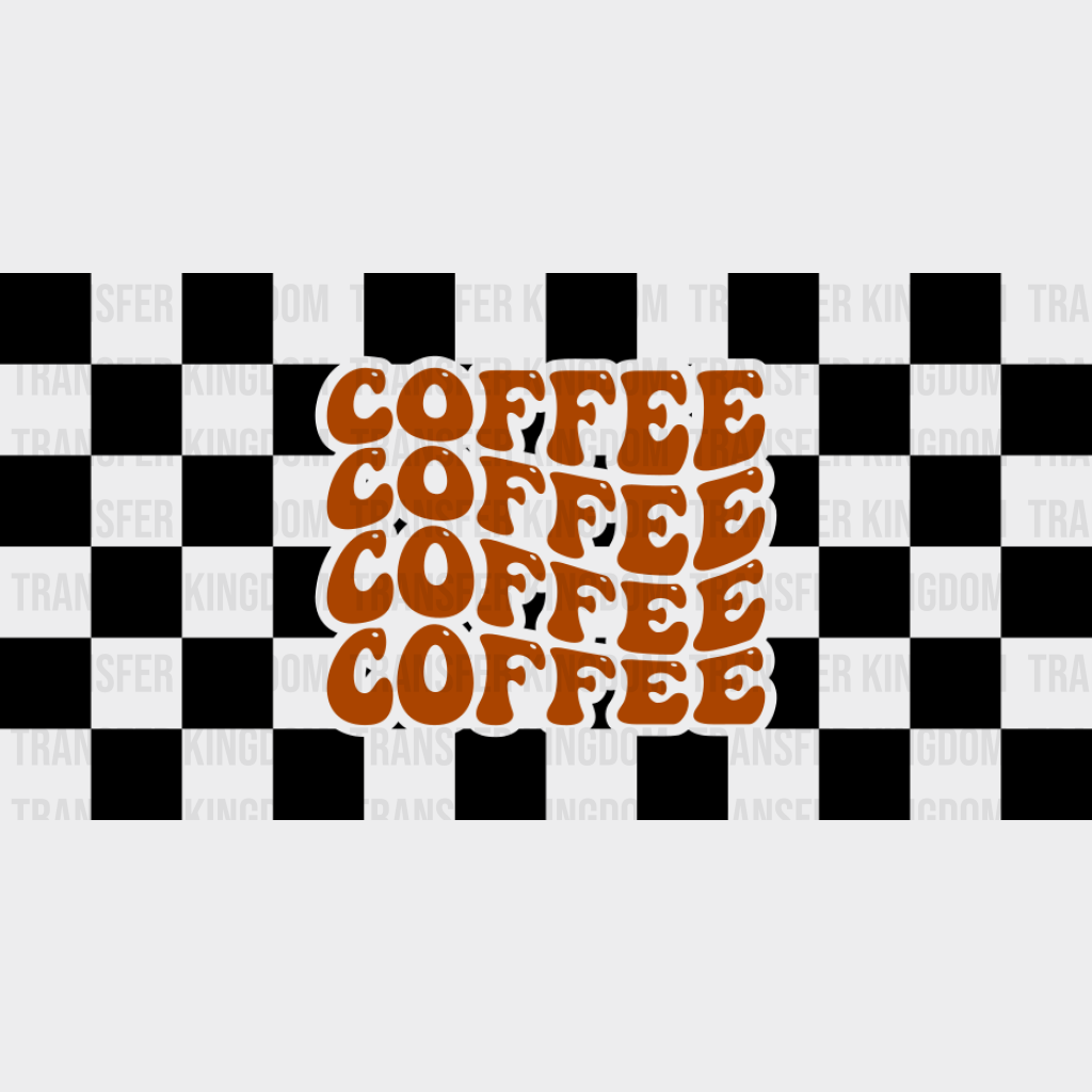 Coffee Uv Dtf Transfer Cup Wrap Sticker