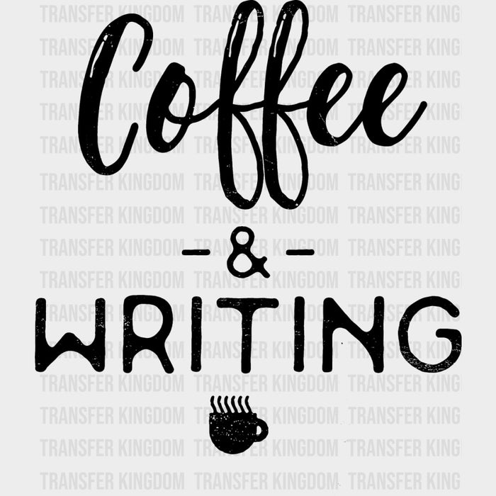 Coffee & Writing - Writing DTF Transfers