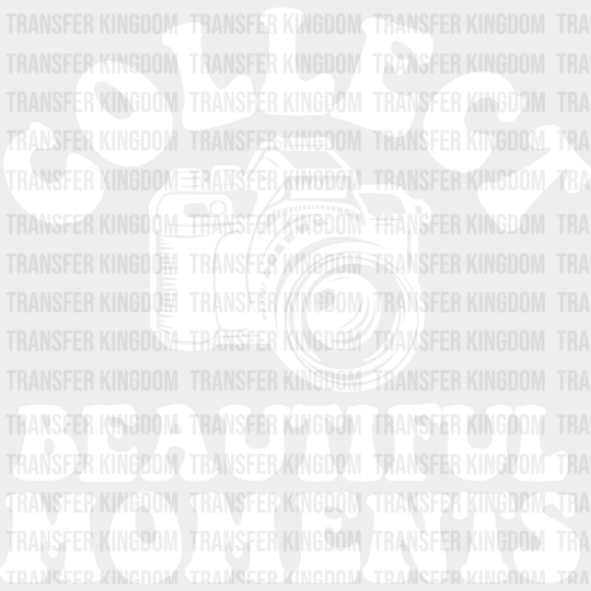 Collect Beautiful Moments - Photography Iron On Dtf Transfer Unisex S & M (10’’) / Light Color