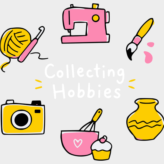 Collecting Hobbies - Hobbies DTF Transfers - Adult Unisex - S & M (10’’) / Light Color Design (See Imaging)