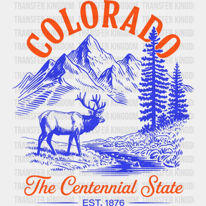 Colorado The Centennial State - States & Cities DTF Transfer