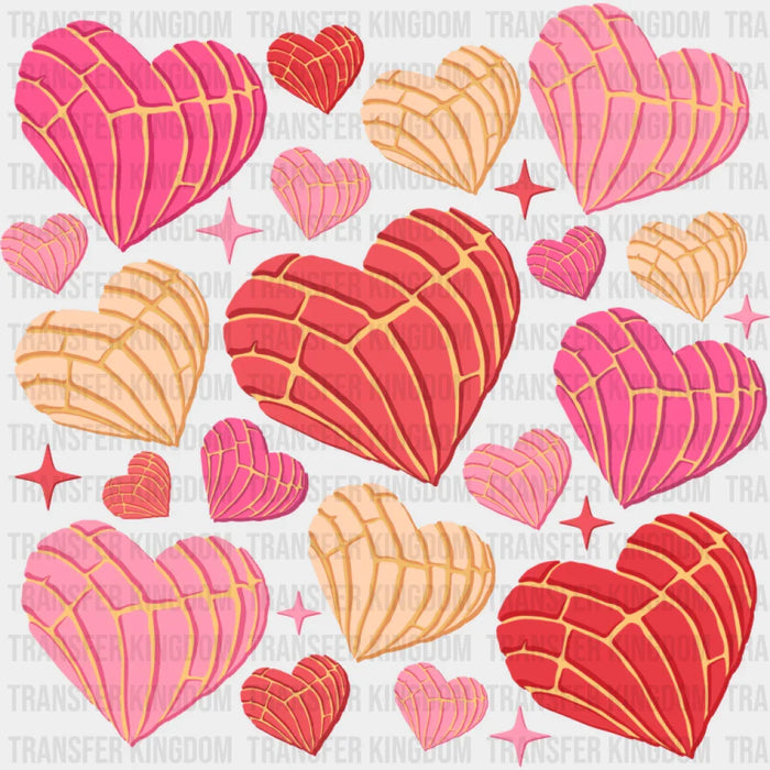 Concha Hearts - Valentine's Day DTF Transfer