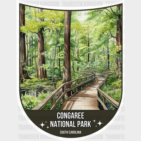 Congaree National Park South Carolina - National Parks DTF Transfer