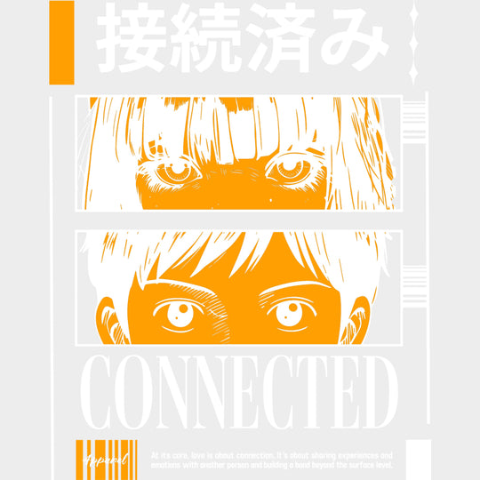 Connected - Anime DTF Transfers - Adult Unisex - S & M (10’’) / Light Color Design (See Imaging)