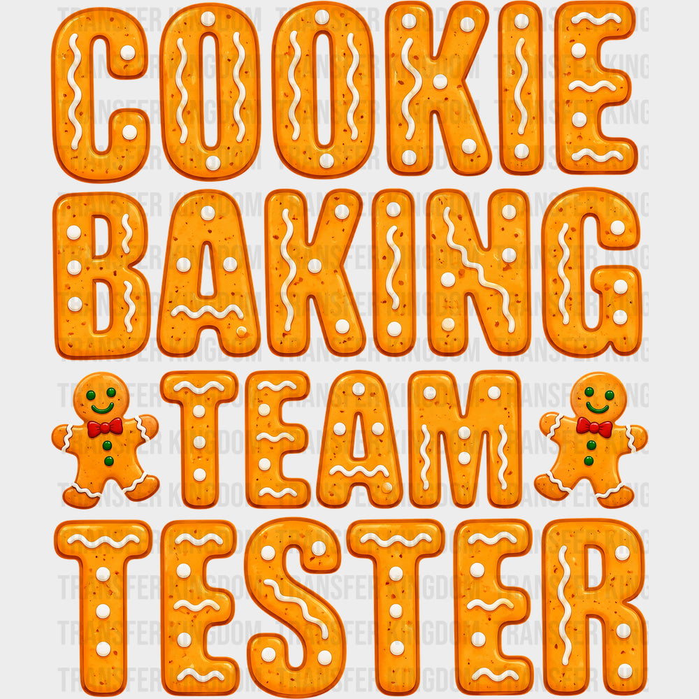 Cookie Baking Team Tester - Baking DTF Transfers