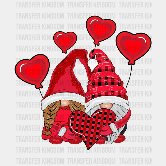 COUPLE GNOMIES HEART - DTF heat transfer
